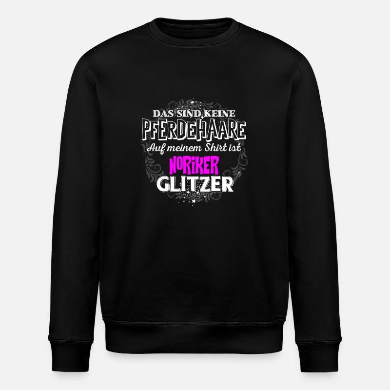 NORIKER - Glitzer - Stanley/Stella Unisex Bio-Sweatshirt ROLLER - Schwarz