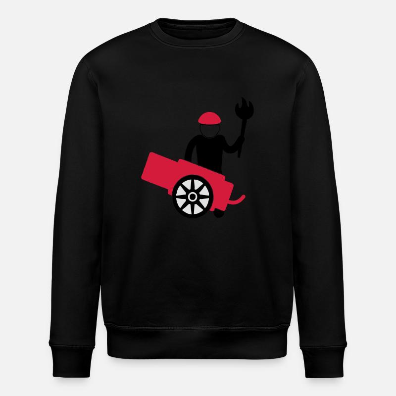 kanone - Stanley/Stella Unisex Bio-Sweatshirt ROLLER - Schwarz