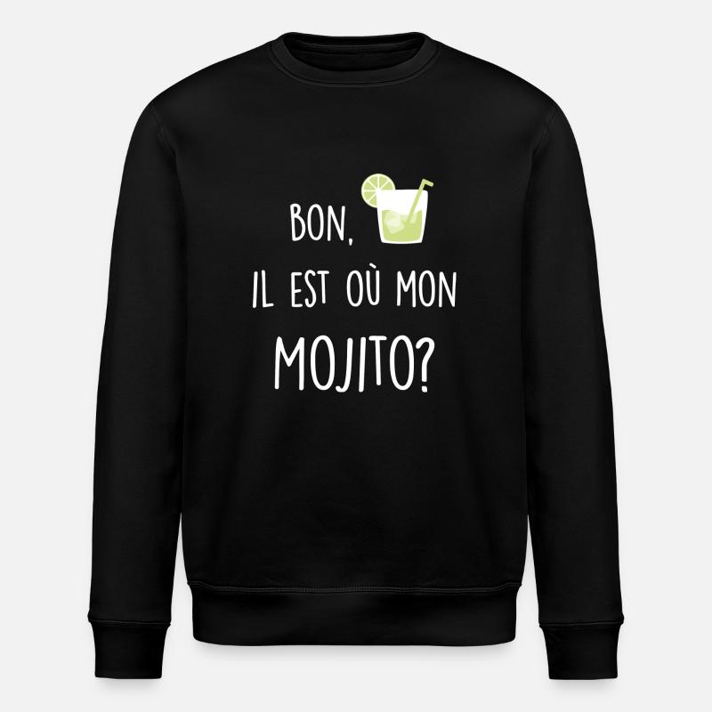 Mon mojito - Sweat bio ROLLER Stanley/Stella Unisexe - noir