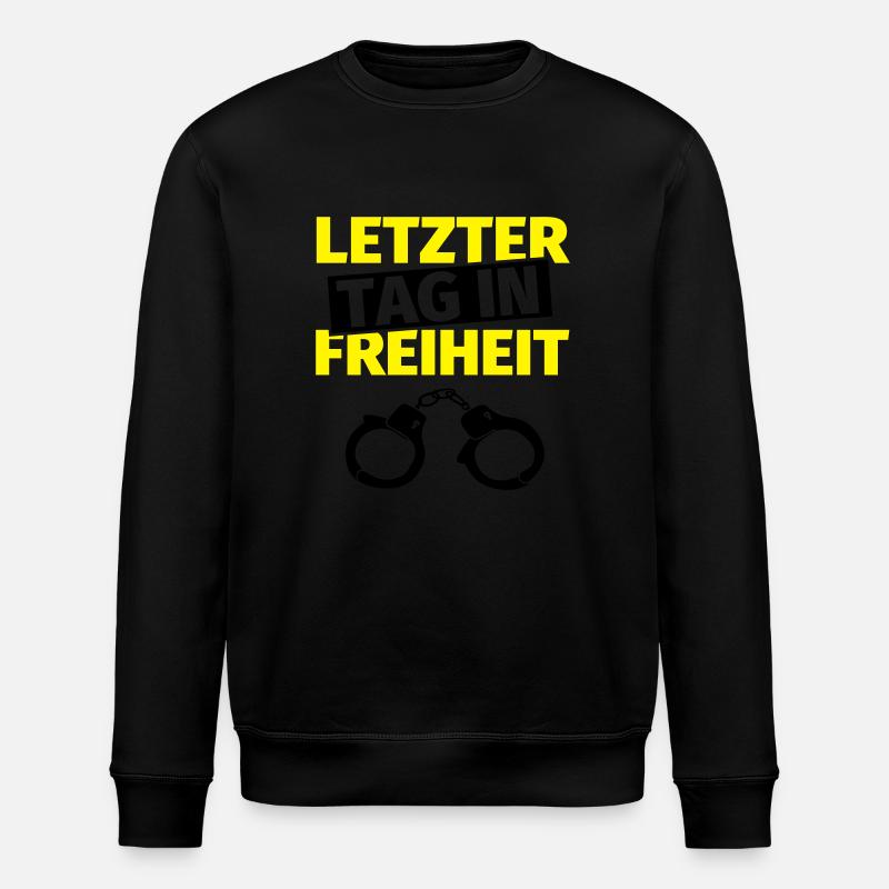 Junggesellenabschied Handschellen - Stanley/Stella Unisex Bio-Sweatshirt ROLLER - Schwarz