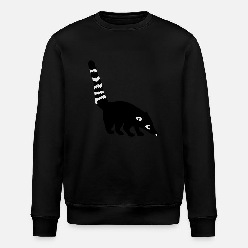 Nasenbär - Stanley/Stella Unisex Bio-Sweatshirt ROLLER - Schwarz
