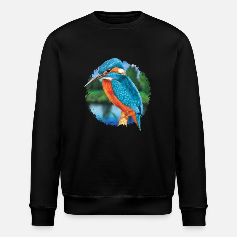 Martin-pêcheur - Sweat bio ROLLER Stanley/Stella Unisexe - noir