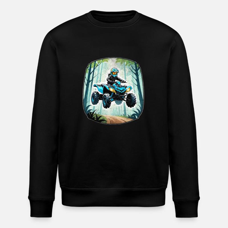 Quad & Offroad - Stanley/Stella Unisex Bio-Sweatshirt ROLLER - Schwarz