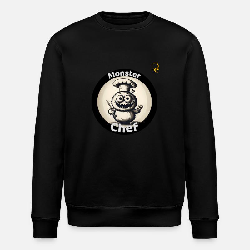 CHEF MONSTRE - Sweat bio ROLLER Stanley/Stella Unisexe - noir