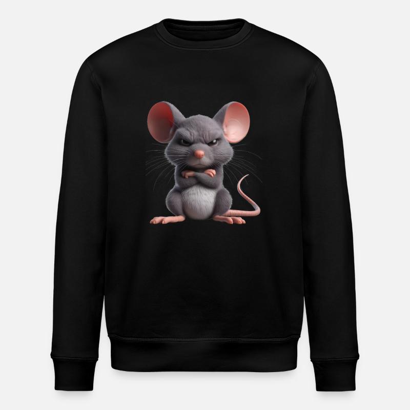 Souris Sinistre 1 - Sweat bio ROLLER Stanley/Stella Unisexe - noir