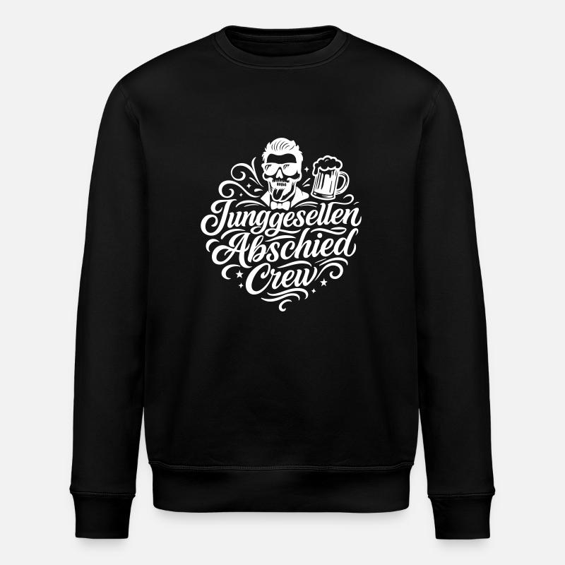Junggesellenabschied Crew Jga - Stanley/Stella Unisex Bio-Sweatshirt ROLLER - Schwarz