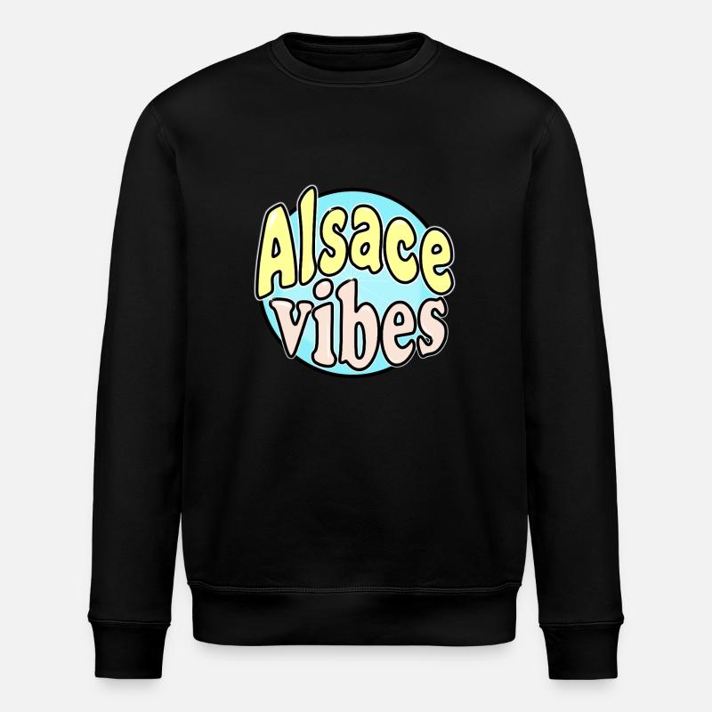 Alsace Vibes - Sweat bio ROLLER Stanley/Stella Unisexe - noir