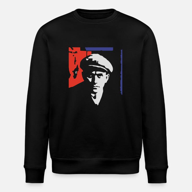 majakovskij1_3c_ge - Stanley/Stella Unisex Bio-Sweatshirt ROLLER - Schwarz