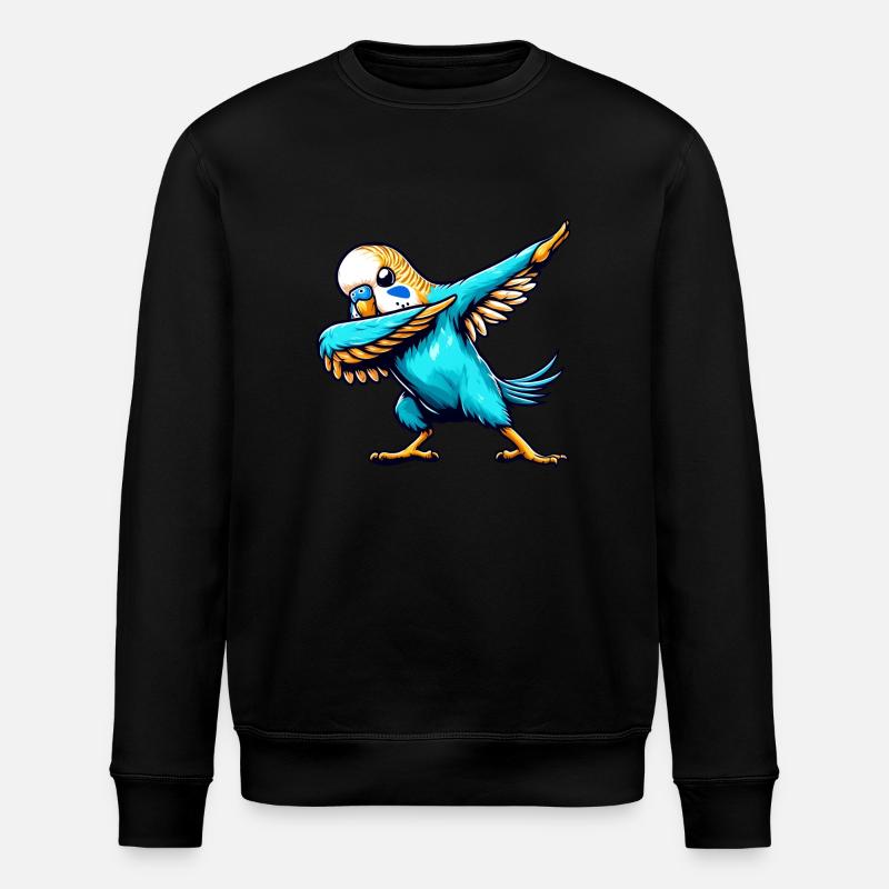 Bande dessinée Cool Budgie Dabbing - Sweat bio ROLLER Stanley/Stella Unisexe - noir
