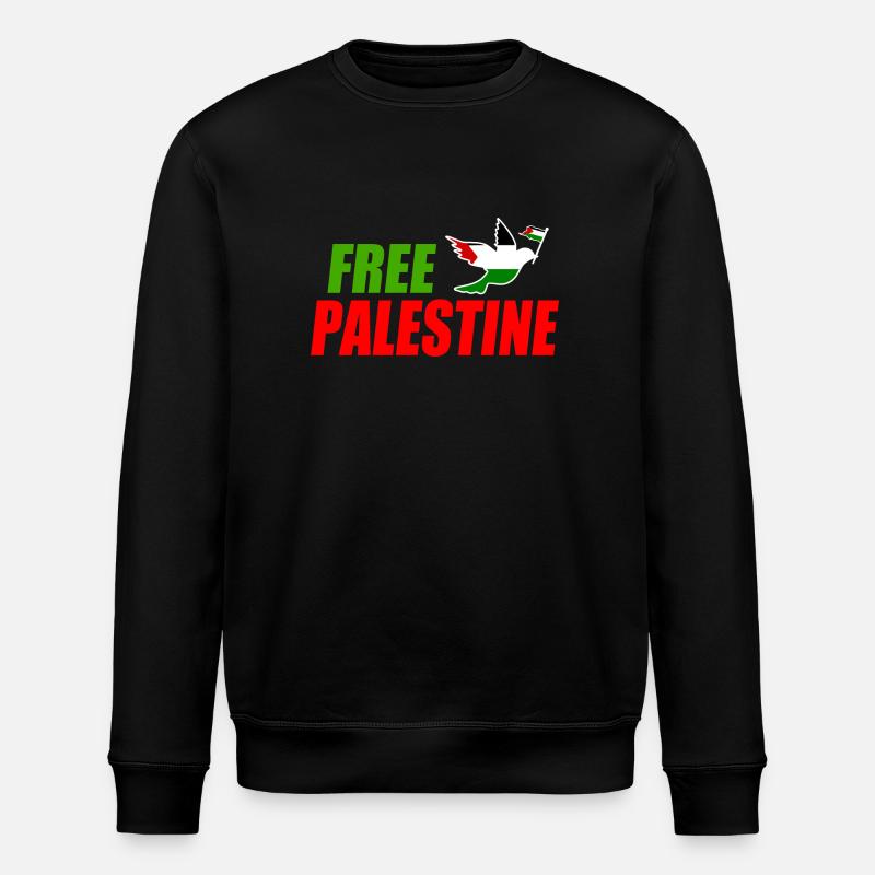Free palestine - Sweat bio ROLLER Stanley/Stella Unisexe - noir
