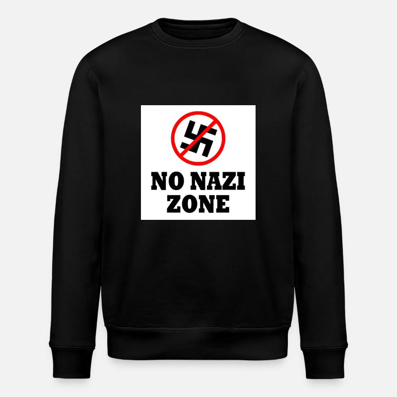 Gegen rechts - Stanley/Stella Unisex Bio-Sweatshirt ROLLER - Schwarz