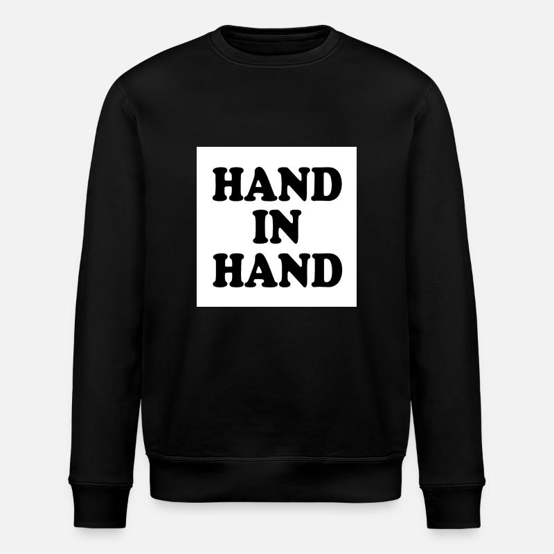 Hand in hand - Stanley/Stella Unisex Bio-Sweatshirt ROLLER - Schwarz