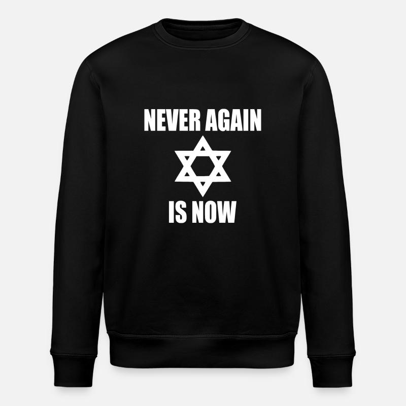 Never again is now - Sweat bio ROLLER Stanley/Stella Unisexe - noir
