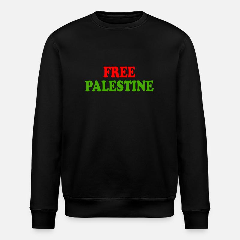Free palestine - Stanley/Stella Unisex Bio-Sweatshirt ROLLER - Schwarz