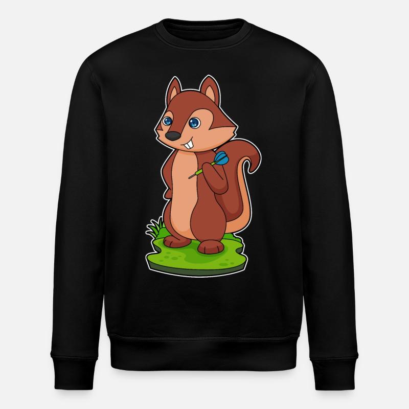 Fléchette Écureuil Dart - Sweat bio ROLLER Stanley/Stella Unisexe - noir