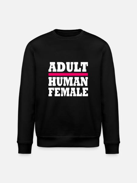 adult human female - Stanley/Stella ROLLER Unisex Organic Sweatshirt - black