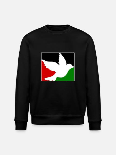 Free palestine - Stanley/Stella ROLLER Unisex Organic Sweatshirt - black