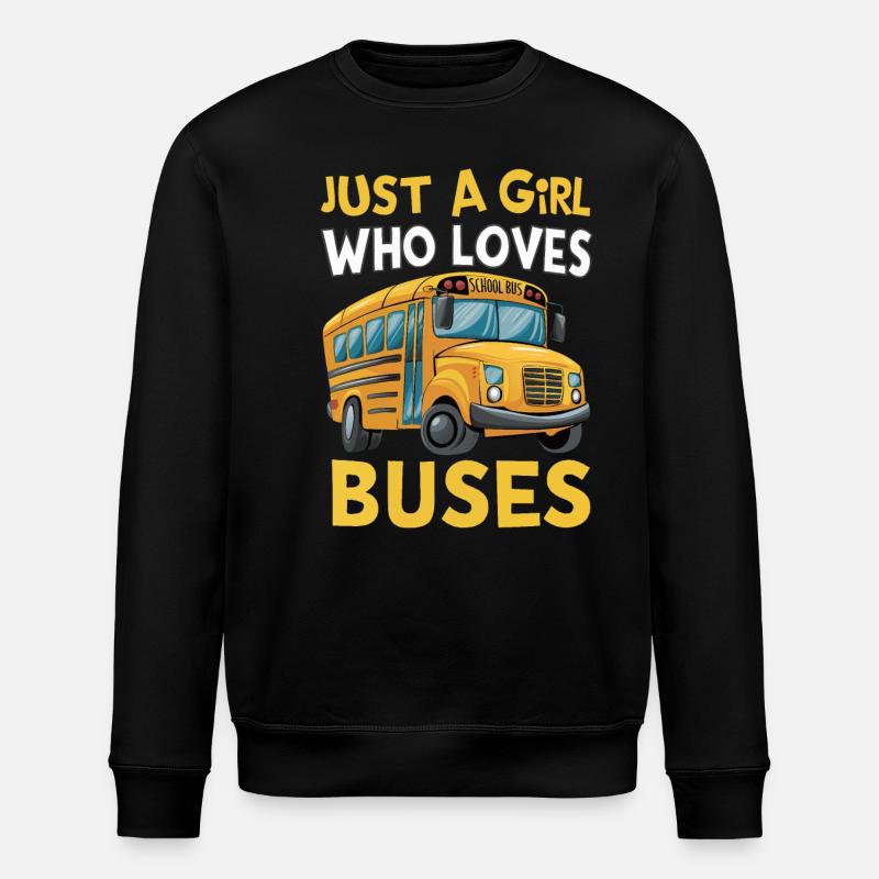 Bus Bus Driver School Bus - Stanley/Stella ROLLER Unisex Organic Sweatshirt - black
