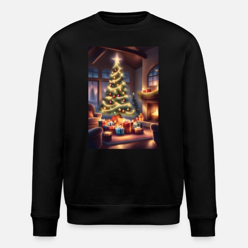 Maison de Noël confortable - Sweat bio ROLLER Stanley/Stella Unisexe - noir