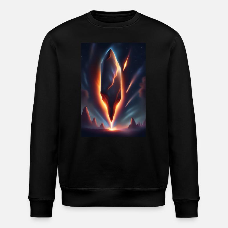 Cooler Meteorit - Stanley/Stella Unisex Bio-Sweatshirt ROLLER - Schwarz