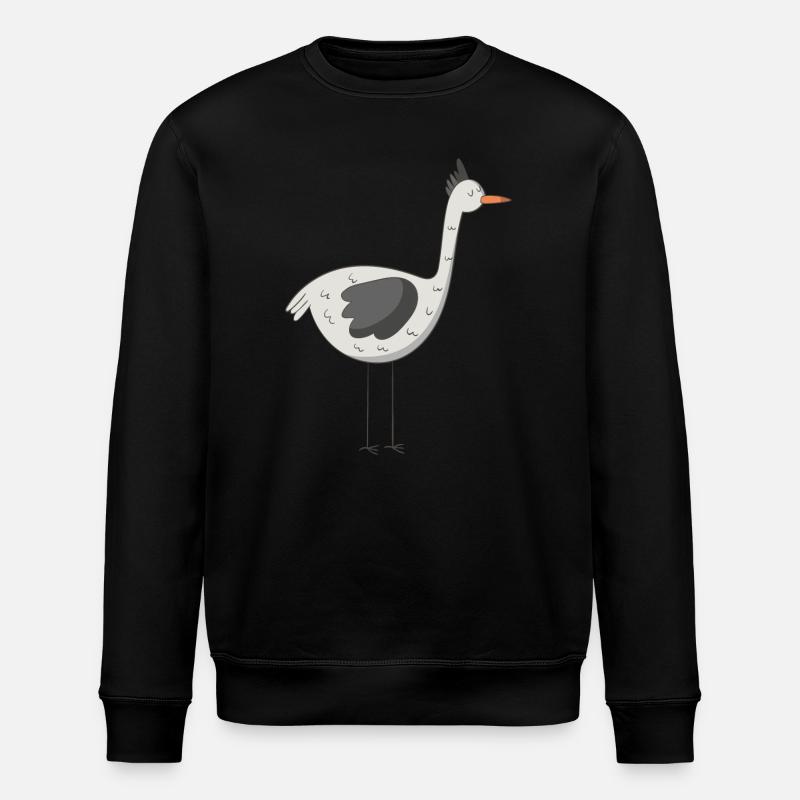 Vogel - Stanley/Stella Unisex Bio-Sweatshirt ROLLER - Schwarz