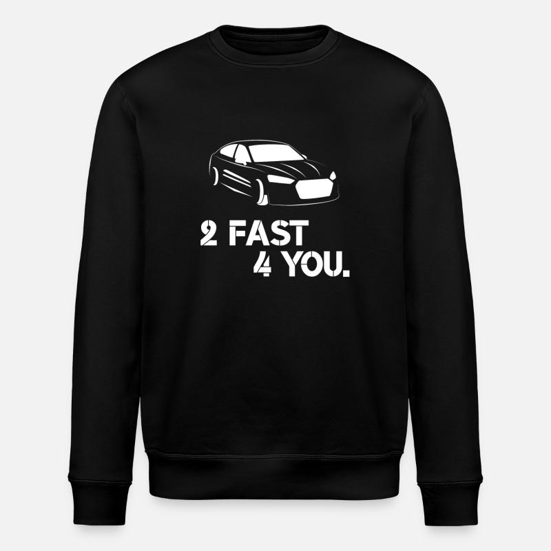 Auto Spruch - Stanley/Stella Unisex Bio-Sweatshirt ROLLER - Schwarz