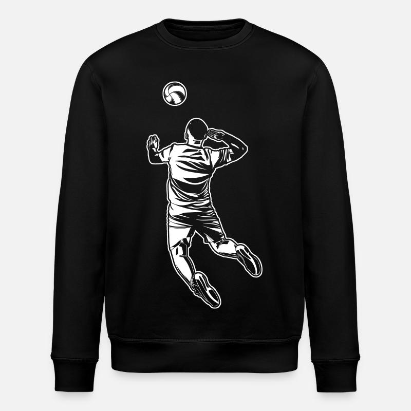 Joueur de volley-ball - Sweat bio ROLLER Stanley/Stella Unisexe - noir