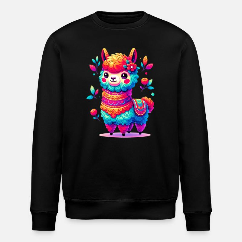 Alpaka - Stanley/Stella Unisex Bio-Sweatshirt ROLLER - Schwarz