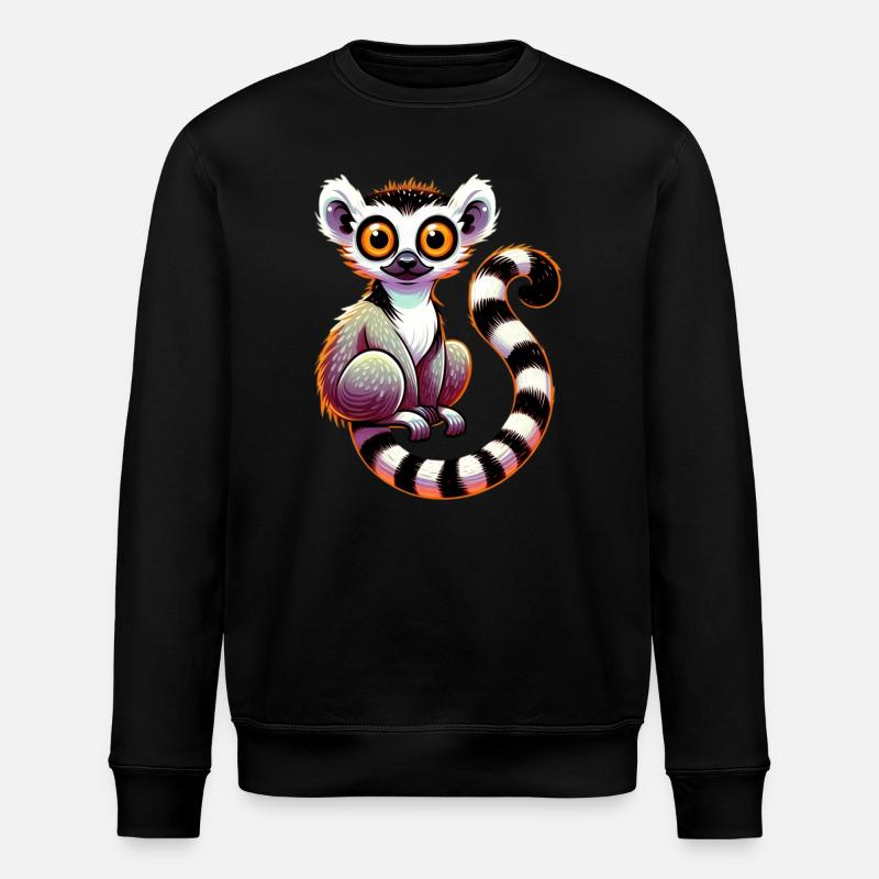 Lémurien - Sweat bio ROLLER Stanley/Stella Unisexe - noir