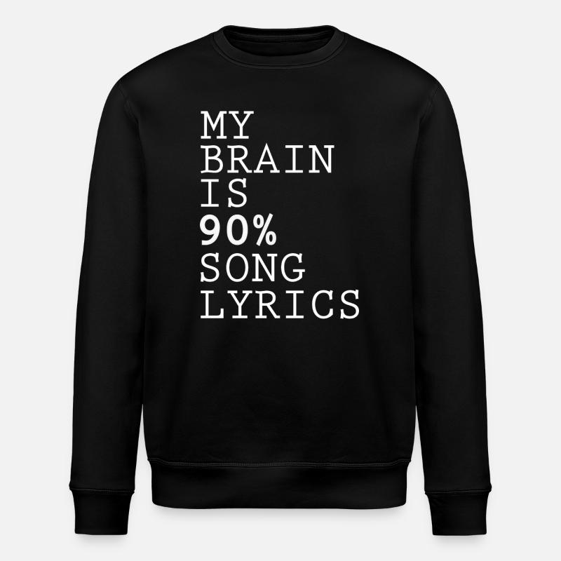 Inspirierendes Zitat Abstraktes Design - Stanley/Stella Unisex Bio-Sweatshirt ROLLER - Schwarz