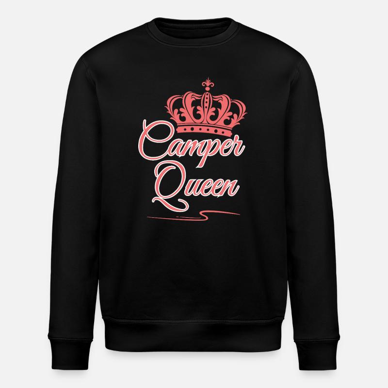 Camper Queen - Stanley/Stella Unisex Bio-Sweatshirt ROLLER - Schwarz