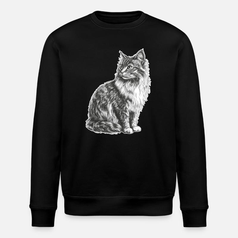 Chat - Sweat bio ROLLER Stanley/Stella Unisexe - noir
