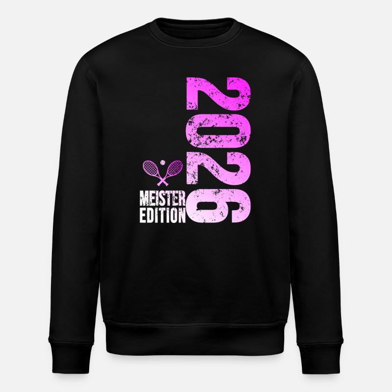Tennis Master Edition 2026 pink - Stanley/Stella ROLLER Unisex Organic Sweatshirt - black