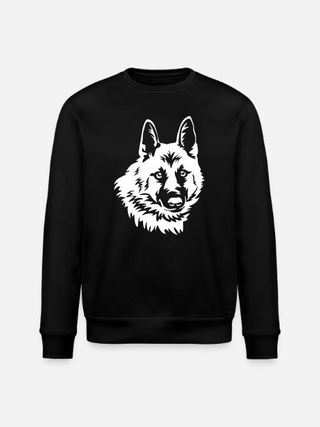 Hällefors Elkhound "Black Edition" - Stanley/Stella ROLLER Unisex Organic Sweatshirt - black
