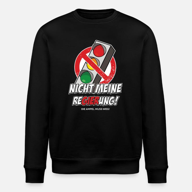Pas mon gouvernement - Sweat bio ROLLER Stanley/Stella Unisexe - noir