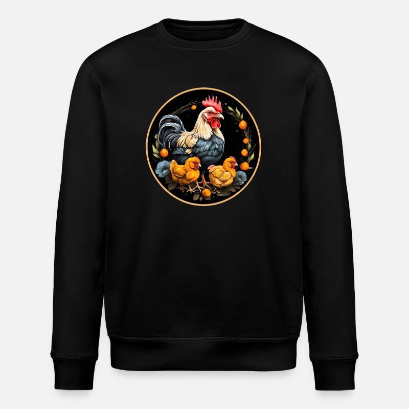 Mignon poulet famille - Sweat bio ROLLER Stanley/Stella Unisexe - undefined