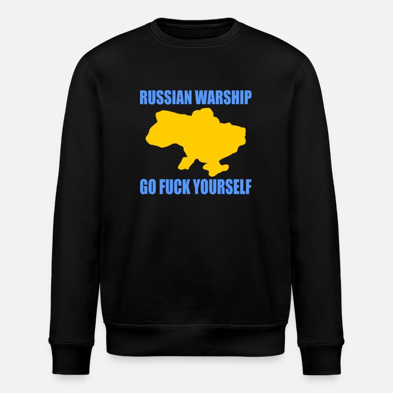 russian warship go fuck yourself - Sweat bio ROLLER Stanley/Stella Unisexe - noir