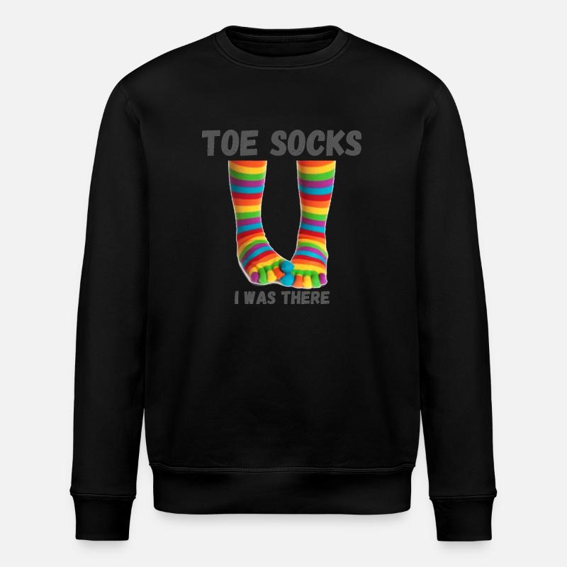 Toe socks - I was there - Stanley/Stella ROLLER Unisex Organic Sweatshirt - black