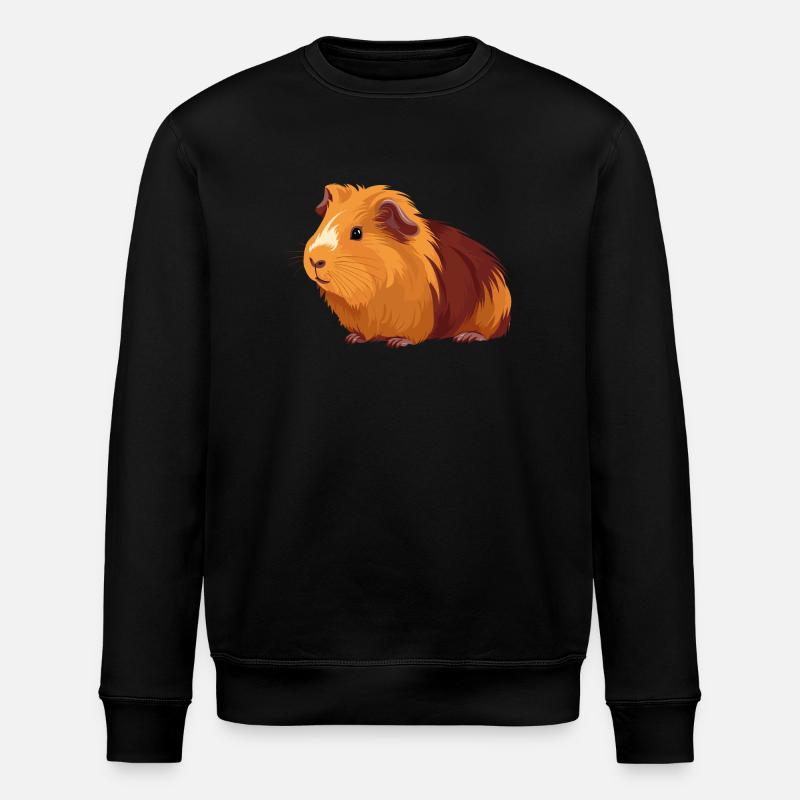 Guinea Pig - Stanley/Stella ROLLER Unisex Organic Sweatshirt - black