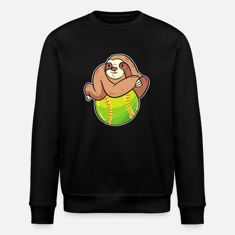 Softball Softball-Spieler - Stanley/Stella Unisex Bio-Sweatshirt ROLLER - Schwarz