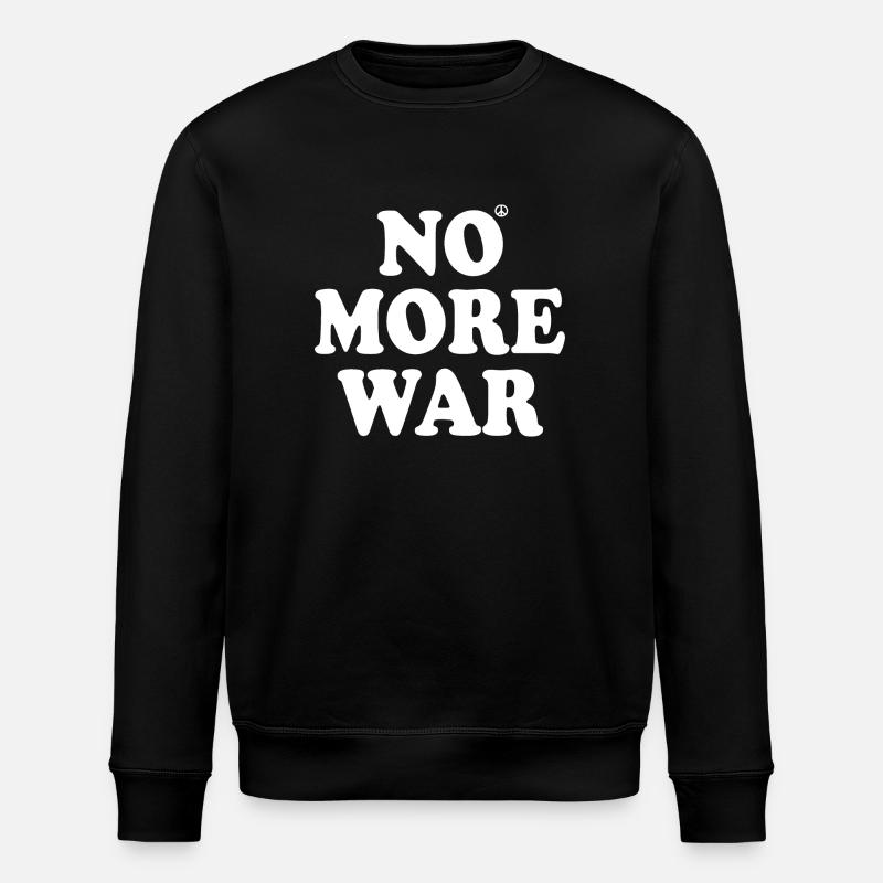 No more war - Stanley/Stella Unisex Bio-Sweatshirt ROLLER - Schwarz