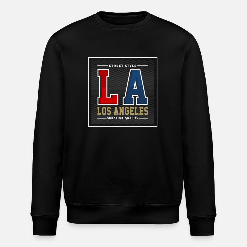 Los Angeles - Stanley/Stella ROLLER Unisex Organic Sweatshirt - black