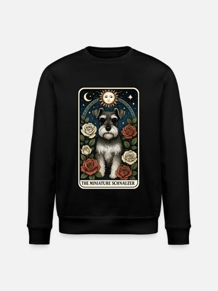 Zwergschnauzer - Stanley/Stella Unisex Bio-Sweatshirt ROLLER - Schwarz