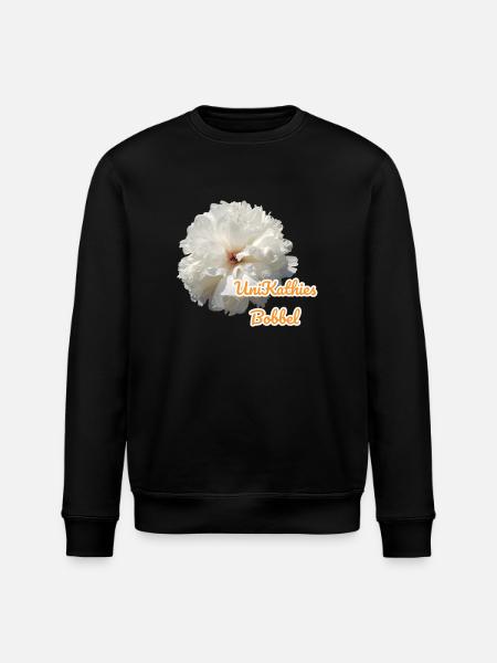 Unikathies Bobbel Flower - Stanley/Stella Unisex Bio-Sweatshirt ROLLER - Schwarz