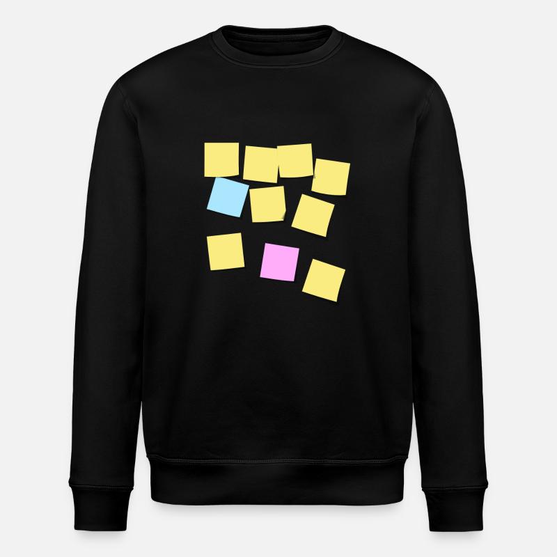 Postit notes - Stanley/Stella ROLLER Unisex Organic Sweatshirt - black