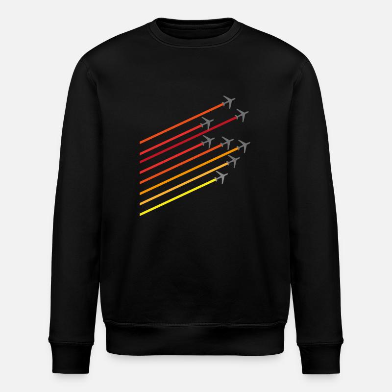 fliegen - Stanley/Stella Unisex Bio-Sweatshirt ROLLER - Schwarz