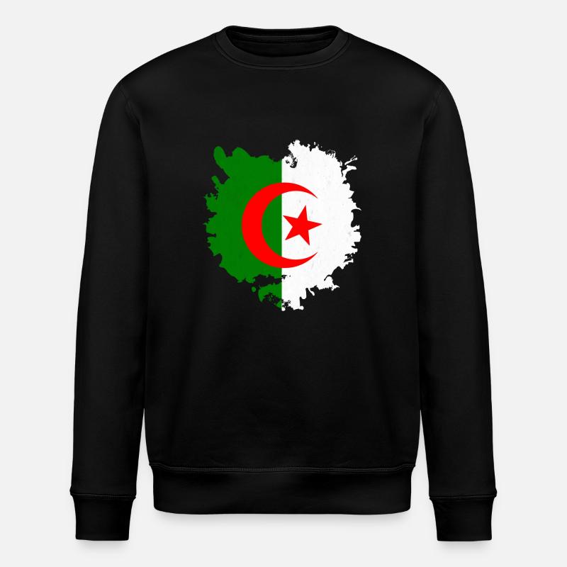l'Algérie Algérie - Sweat bio ROLLER Stanley/Stella Unisexe - noir