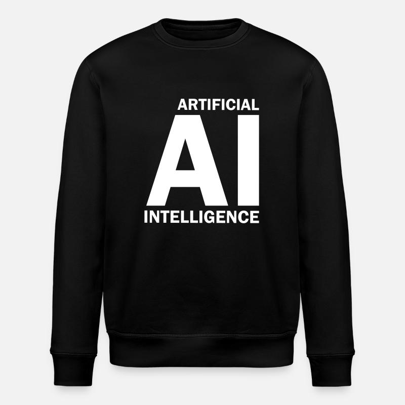 Artificial Intelligence - Stanley/Stella ROLLER Unisex Organic Sweatshirt - black