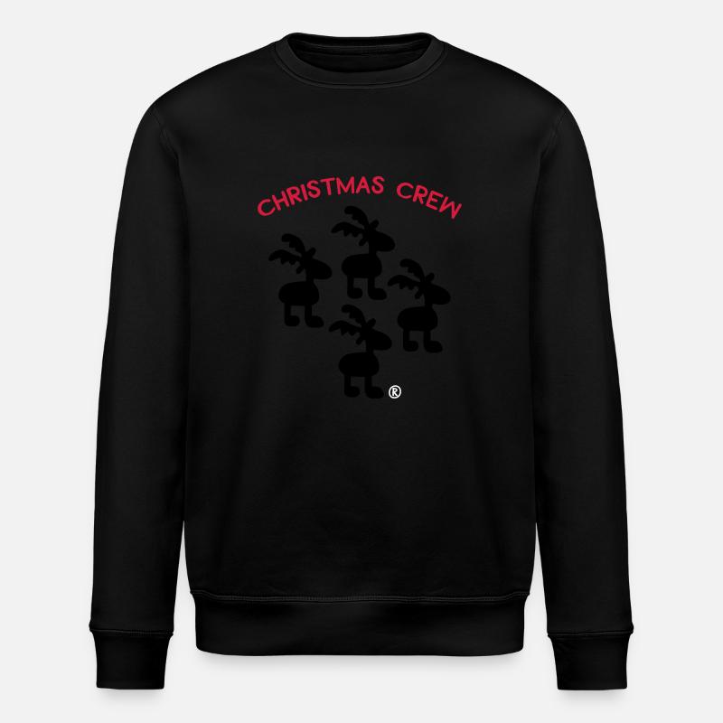 Christmas - Stanley/Stella ROLLER Unisex Organic Sweatshirt - black