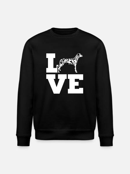 Dalmatiner - Stanley/Stella Unisex Bio-Sweatshirt ROLLER - Schwarz